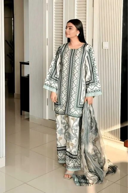 Mehak-e-Sabz Dress | Elegant Green Outfit by Ethereal Studio